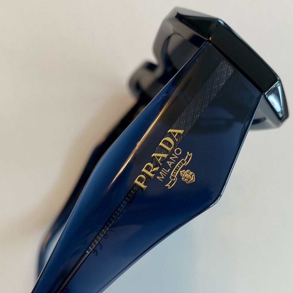 PRADA Sunglasses Blue with logo